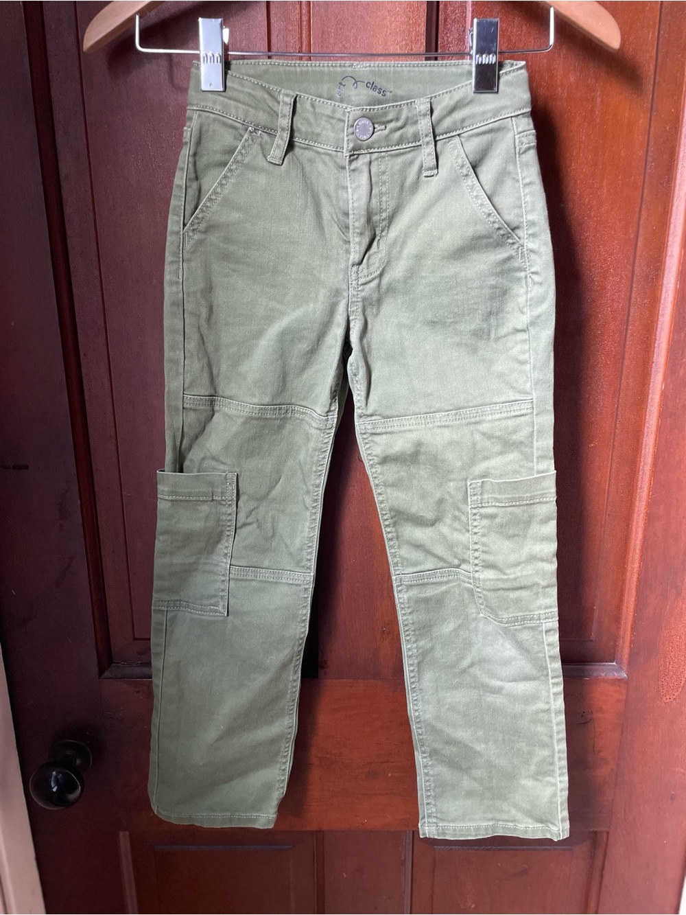 art class girls size 7 green jeans